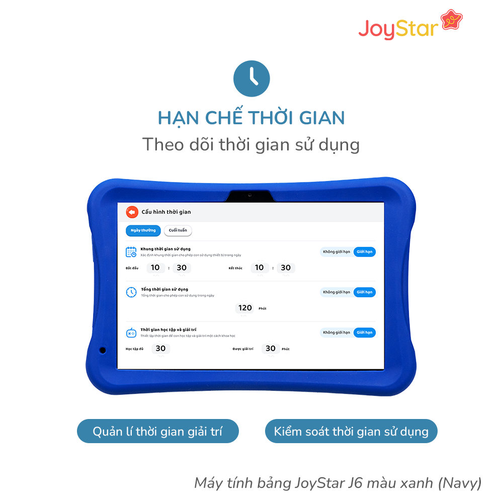 Máy tính bảng JoyStar J6 màu xanh (Navy) - bản thường - 2
