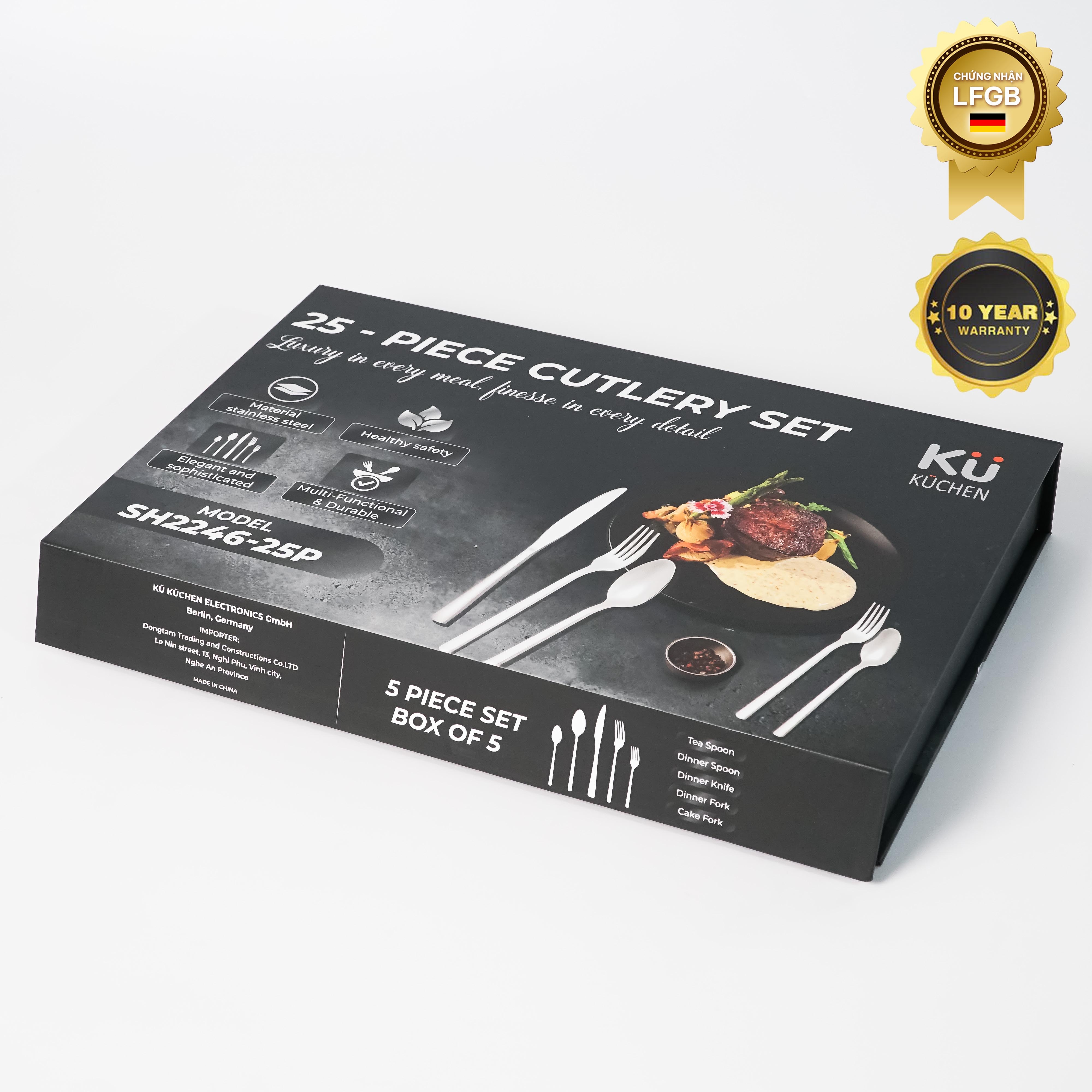 Bộ thìa dĩa bàn ăn Cutlery Set KU SH2246