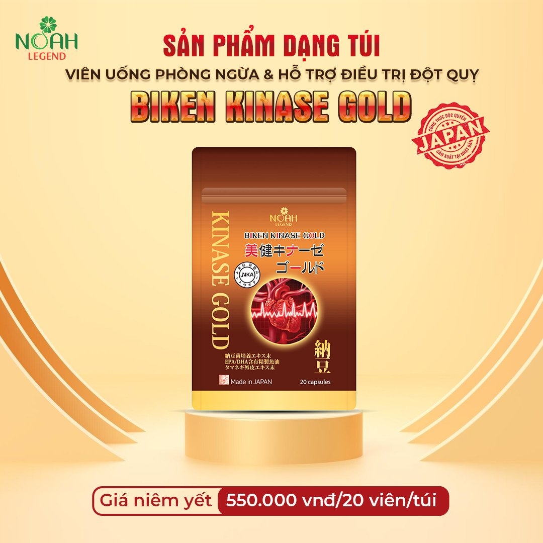 Thực phẩm bảo vệ sức khỏe Biken Kinase Gold  (20 viên/ gói)