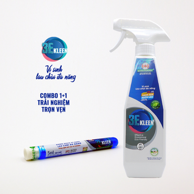 Bộ vi sinh lau chùi đa năng 3E Kleen (01 Chai 500ml + 01 ống 5ml) - 2
