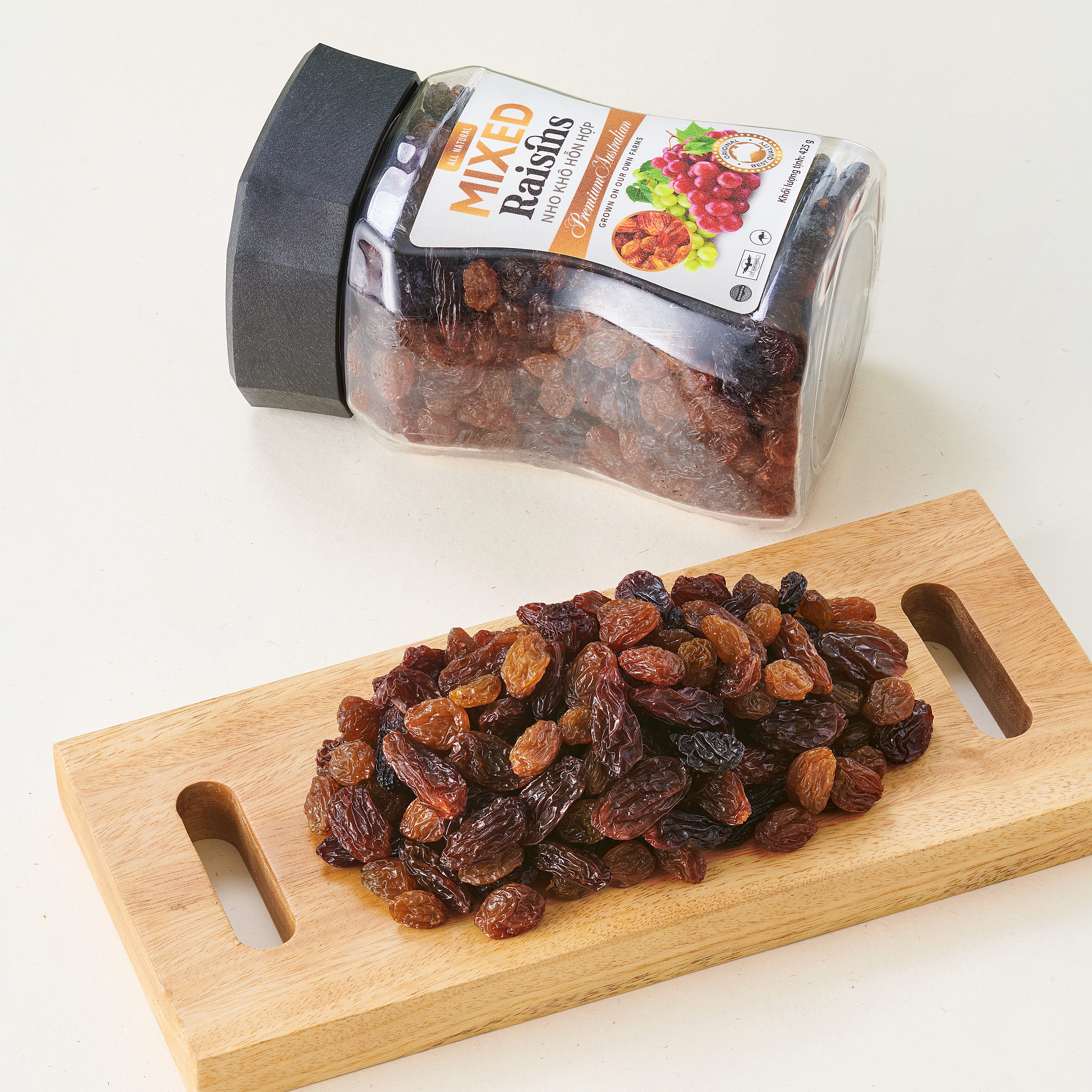 Nho khô hỗn hợp nhập khẩu Úc (hũ 425g)