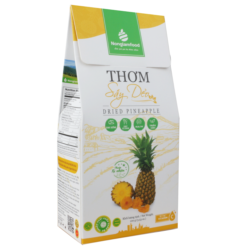 Thơm Sấy Dẻo Nonglamfood Hộp 100g-duoc-ban-tai-LifeStyle and Household Appliances