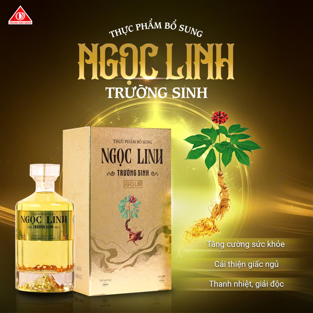 Thực phẩm bổ sung Ngọc Linh Trường Sinh GOLD (kèm túi)