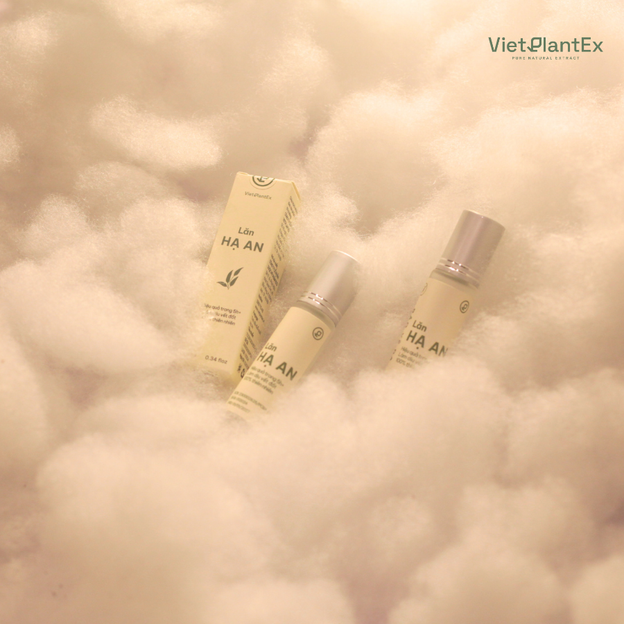 Tinh dầu đuổi muỗi Hạ An - làm dịu, giảm sưng ngứa do muỗi đốt (chai lăn 10ml) - 3