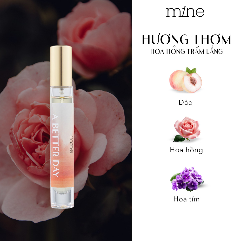BST nước hoa nữ Mine Masstige Là Em Vì Em (9ml x 5)- Móc khóa