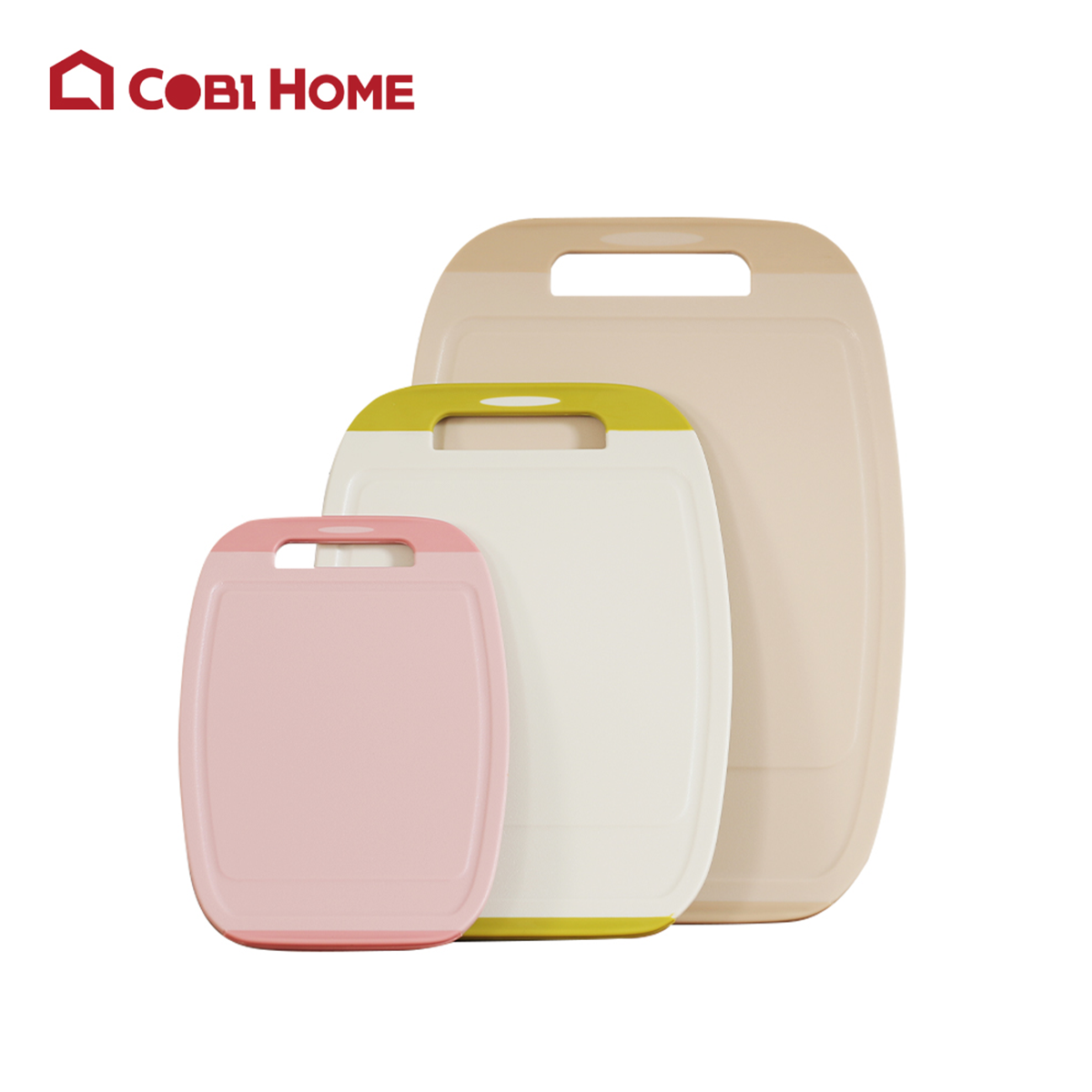 Set 3pcs thớt nhựa Biju_364451 - Phân phối chính hãng