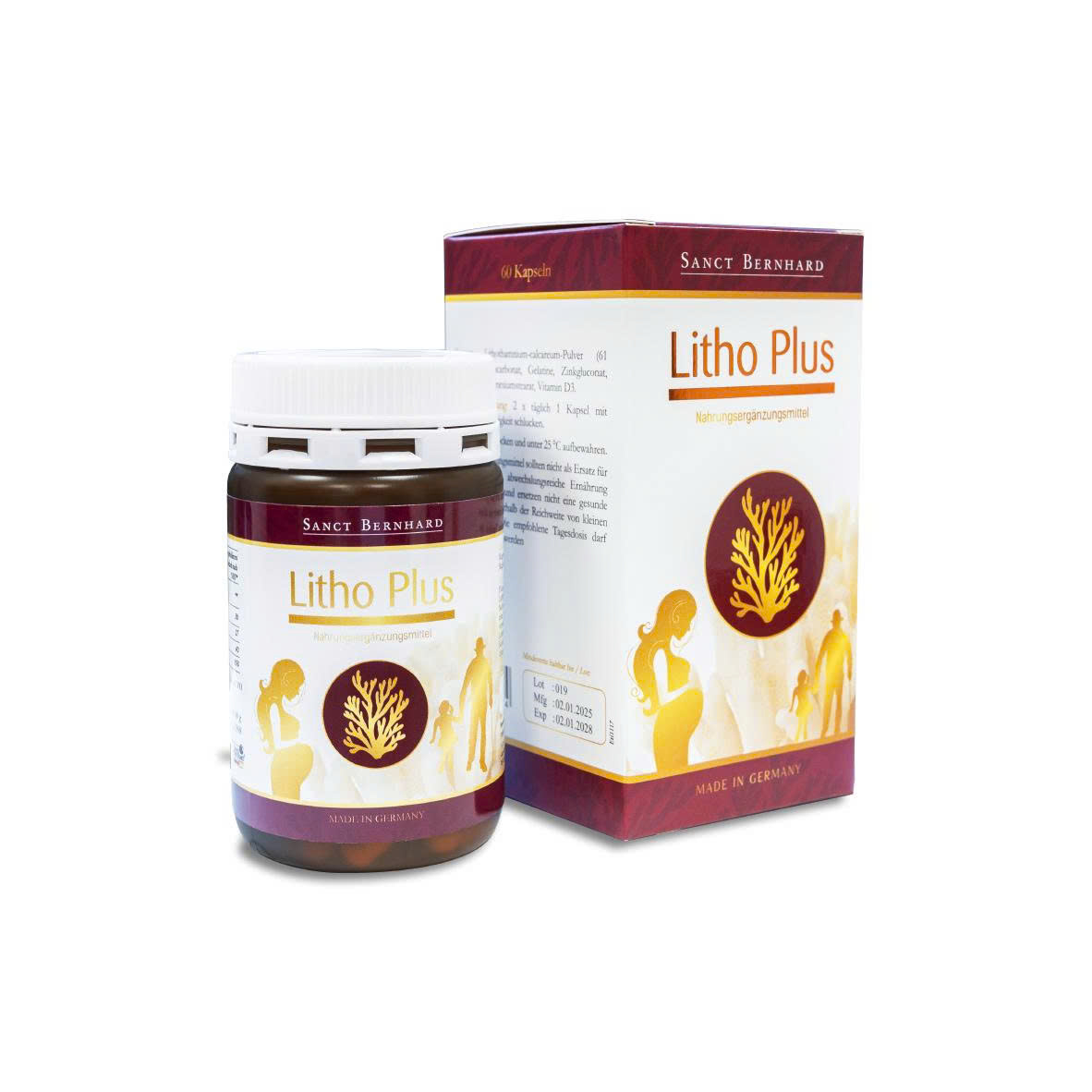 Viên uống Litho Plus bổ sung canxi (hộp 60 viên)