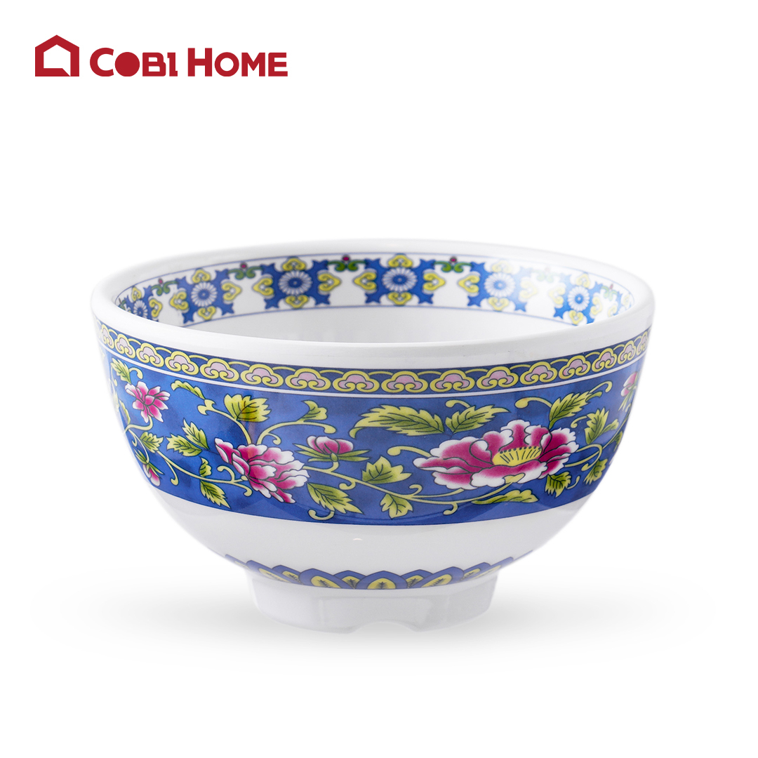 Chén họa tiết xanh hoa tím_378138