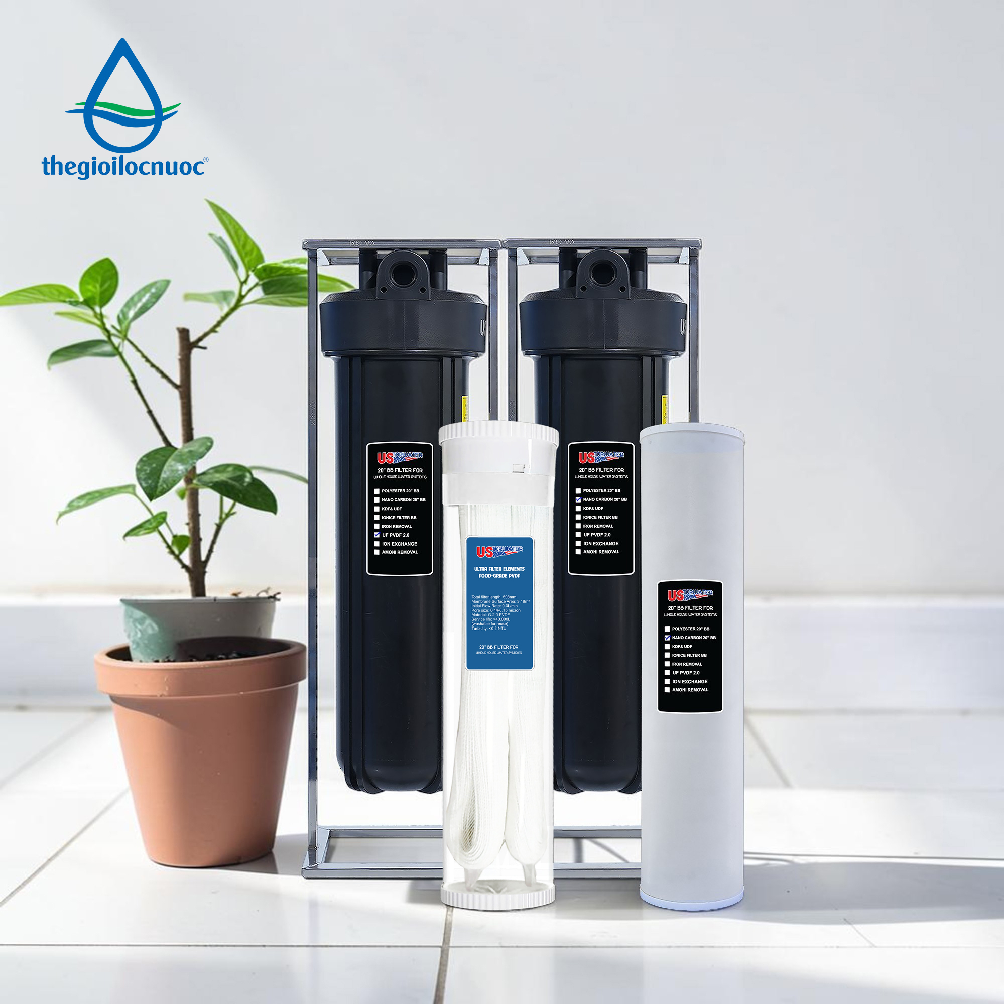 Bộ lọc tổng USTopwater model: Clo-UF