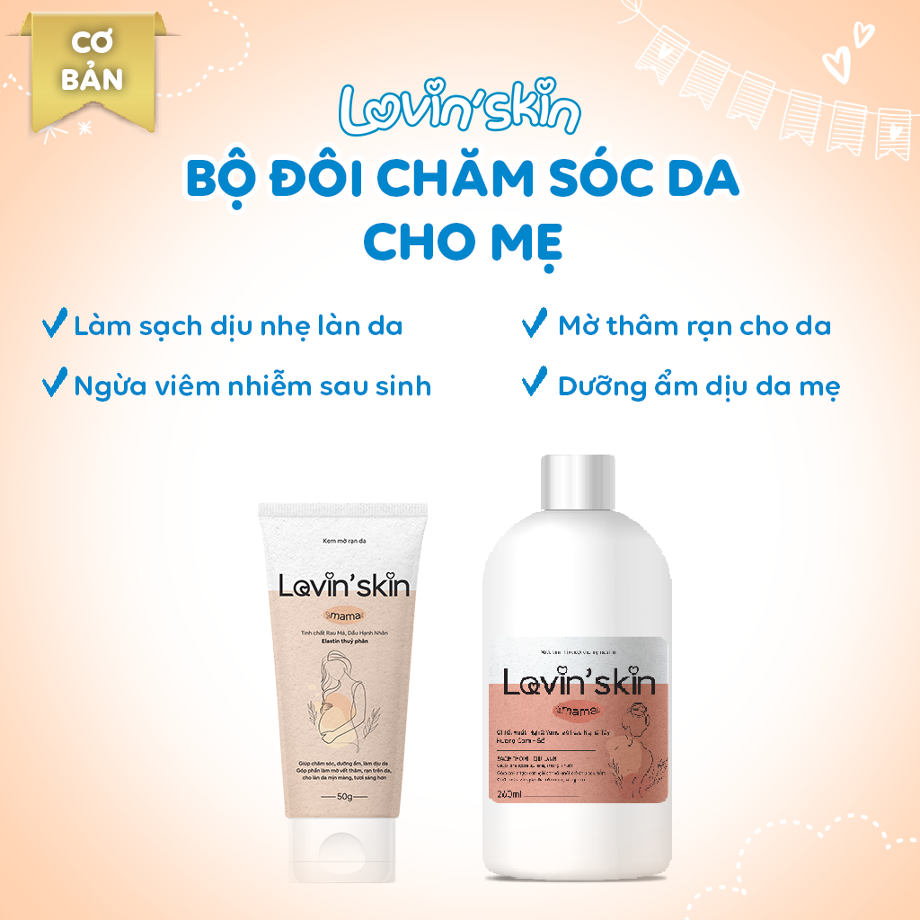 Bộ đôi chăm sóc da cho mẹ Lovin'Skin