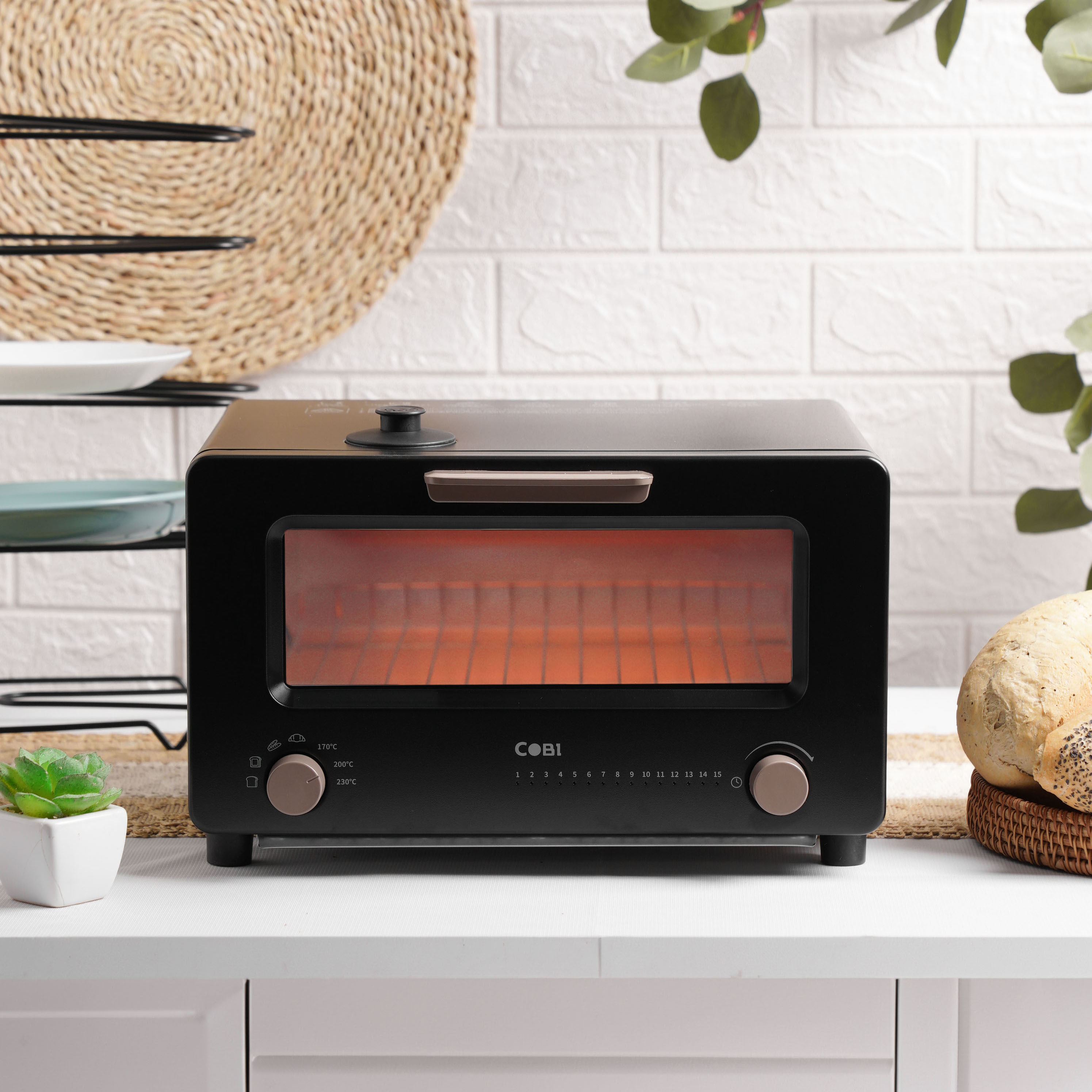 Lò nướng hơi nước COBI mini 10L màu Đen_341702