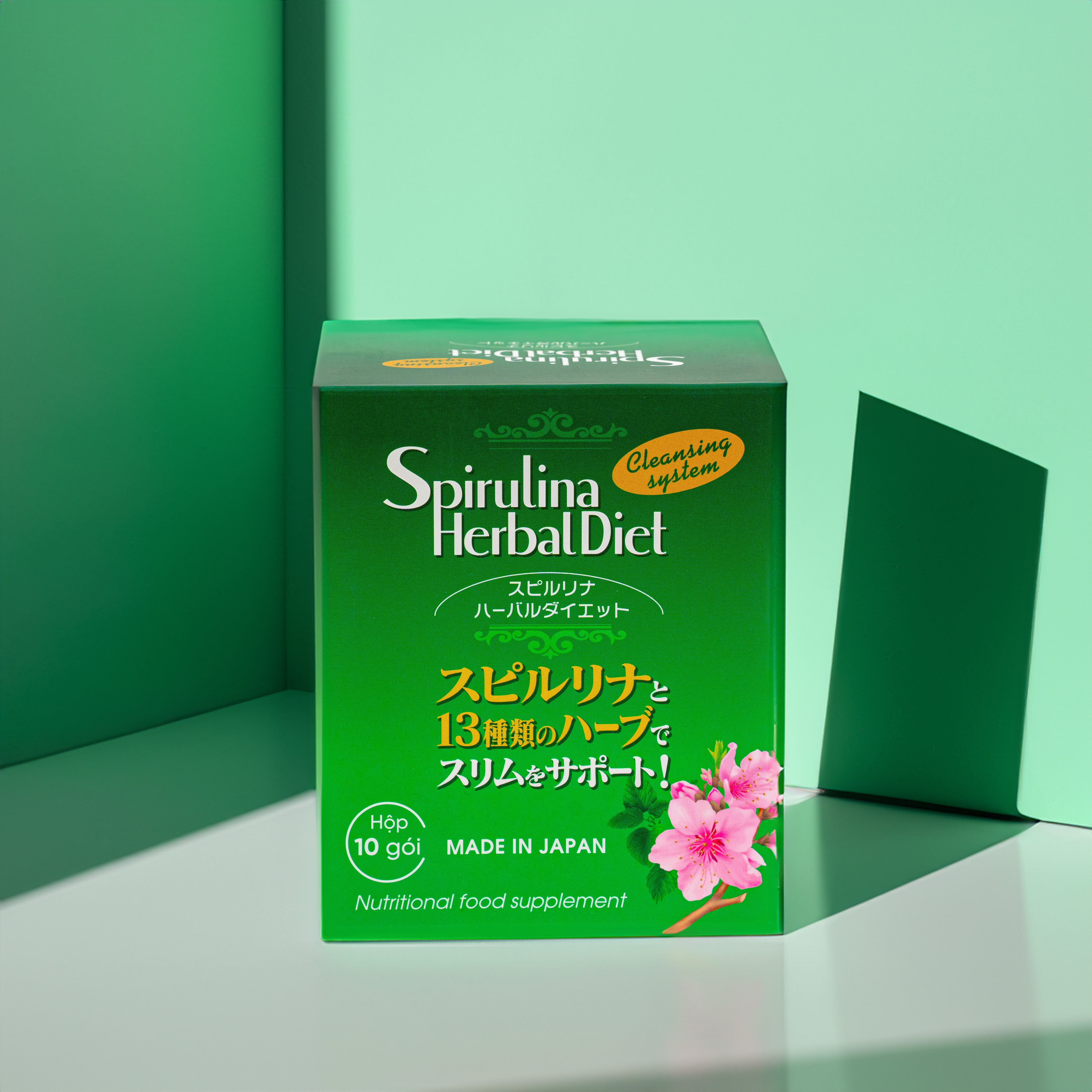 Tảo Spirulina Herbal Diet hỗ trợ giảm cân, thải độc cơ thể 20gr