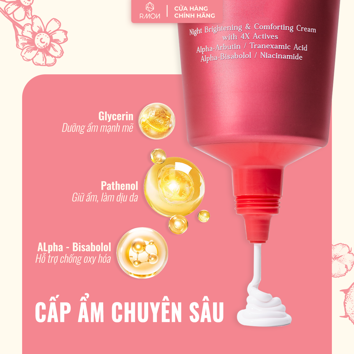 Kem Dưỡng Thể Trắng Mịn Chuyên Sâu RMON White Label Eve Cream 150ml