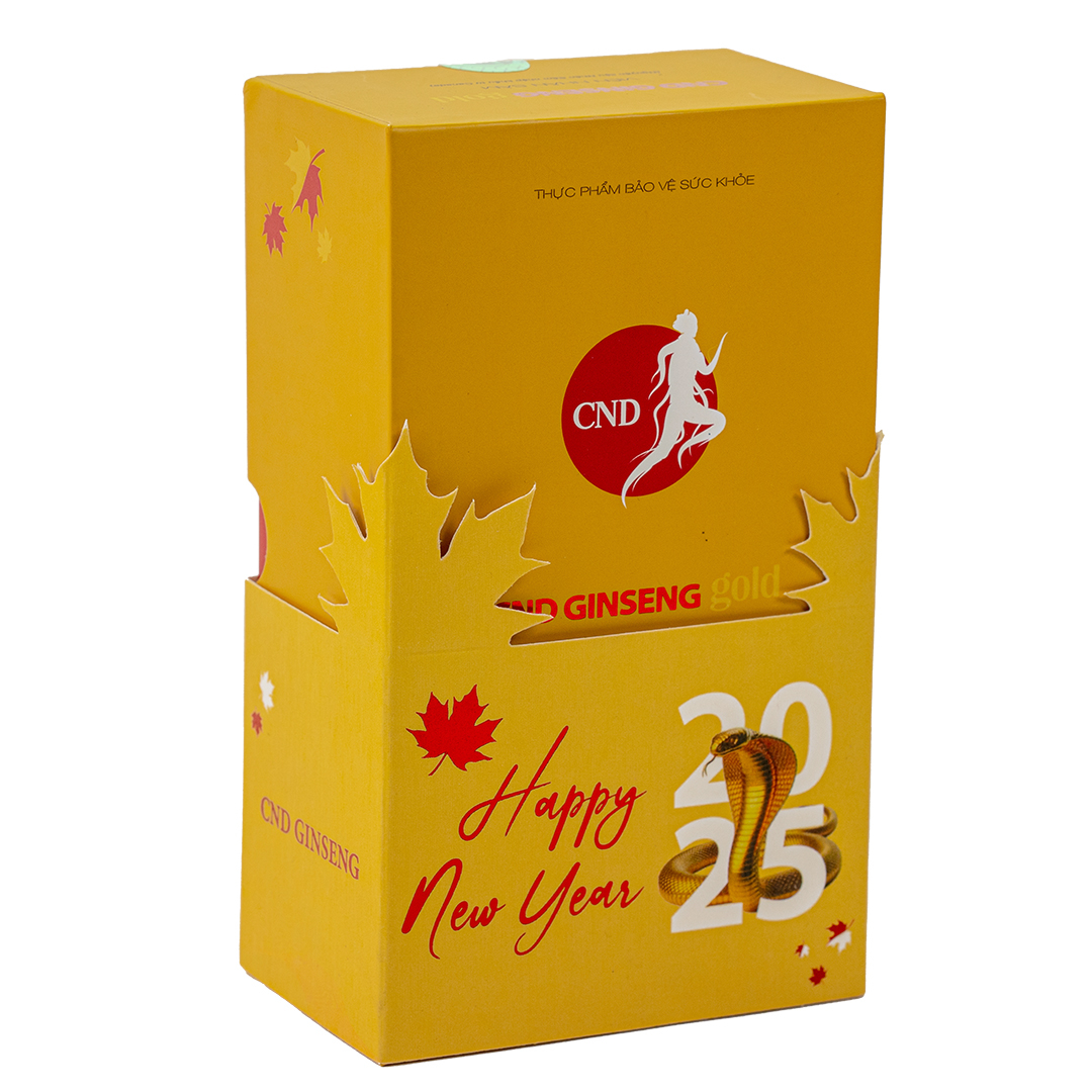 Viên nhân sâm CND Ginseng Gold – Tăng cường sức khỏe, đề kháng, giảm mệt mỏi (60 viên) - 9