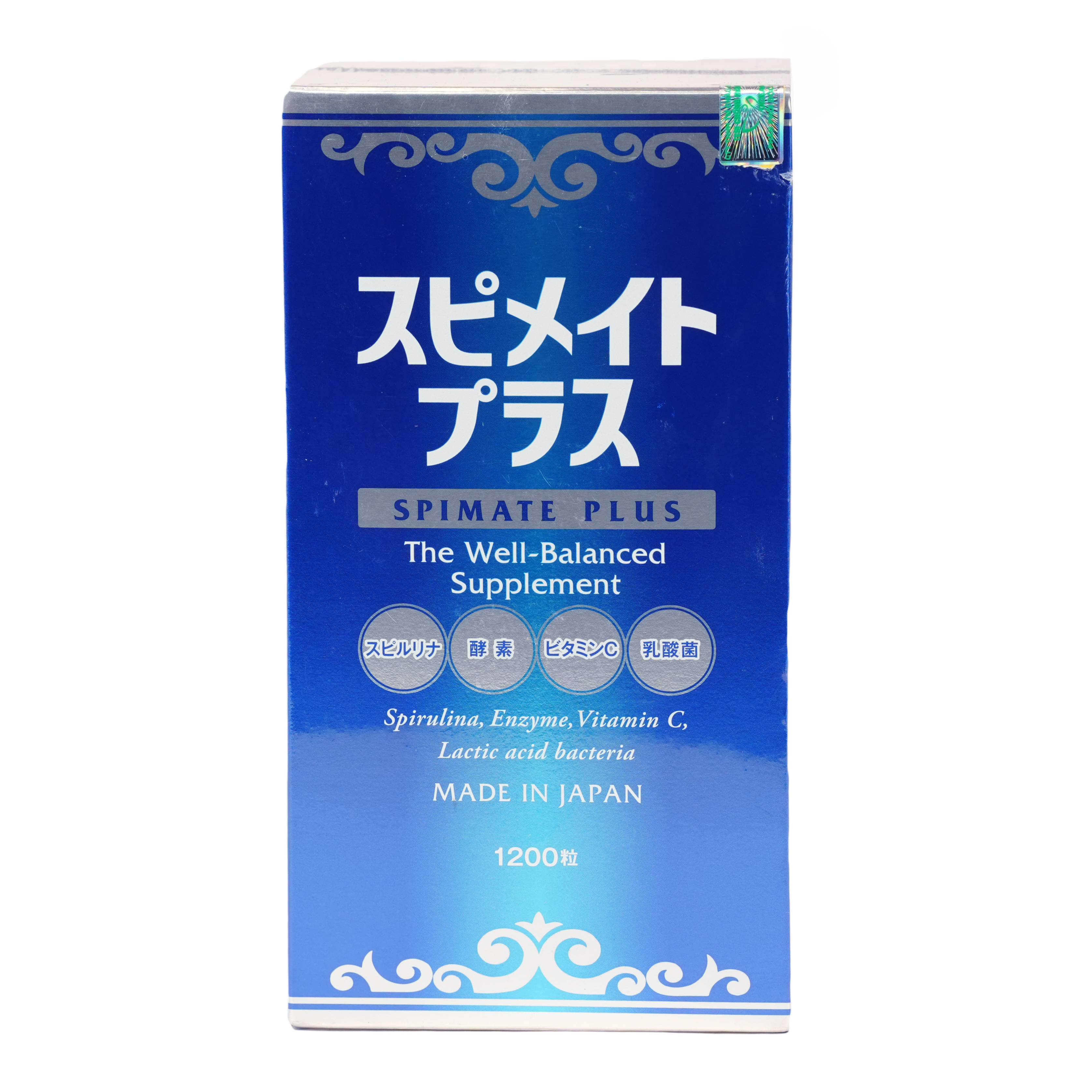 Viên Tảo Xoắn Spirulina Spimate Plus Nhật Bản 1200v