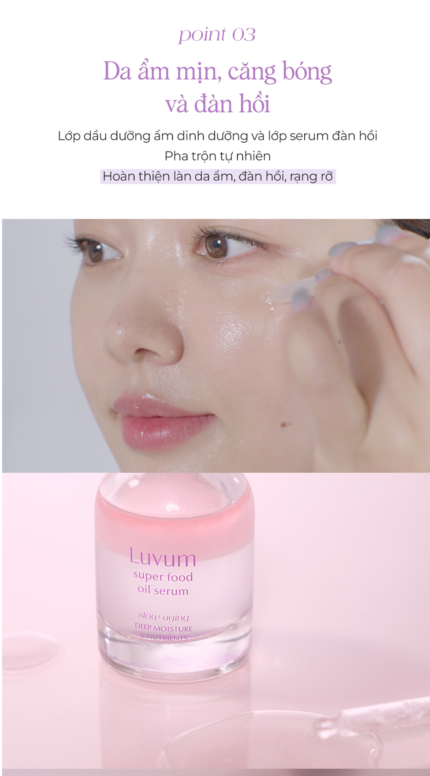 Tinh Chất Phục Hồi, Căng Bóng Da Slow Aging Super Food Oil Serum 30ml - Phân phối chính hãng