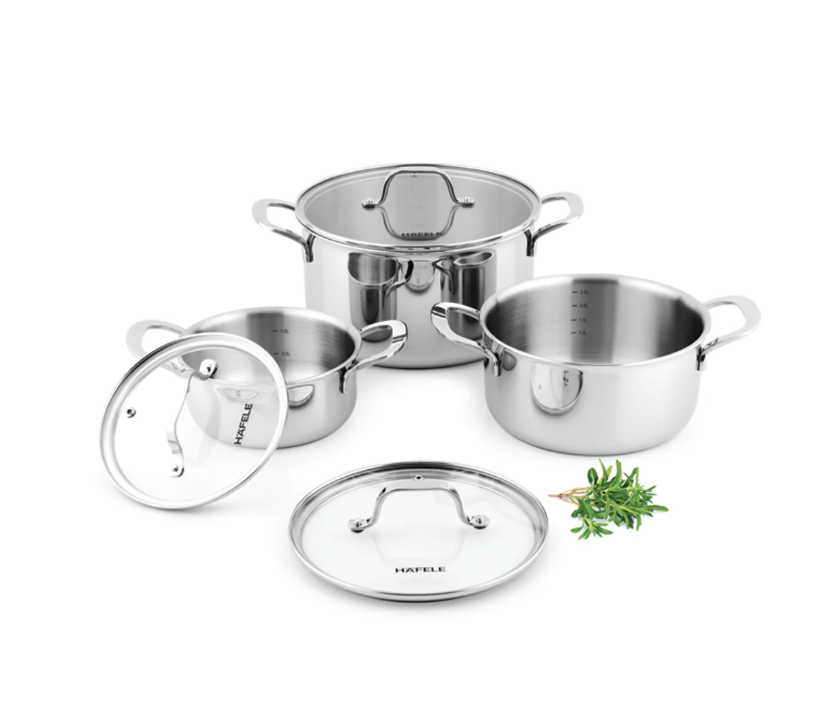 Bộ nồi 3 món Hafele HS-CW3WX