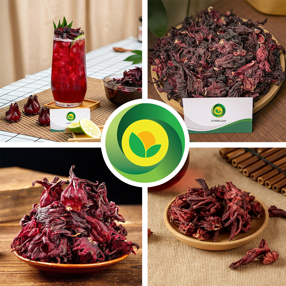 Trà Hoa Atiso Đỏ Sunbeleaf (Bụp Giấm) - Thức Uống Thanh Mát Dễ Chịu - Túi Zip 100g