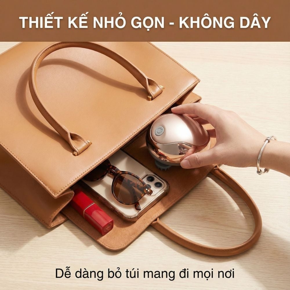 Máy Massage Đầu Không Dây Kachi MK-399 – Giải Pháp Thư Giãn Hiệu Quả Cho Người Bận Rộn