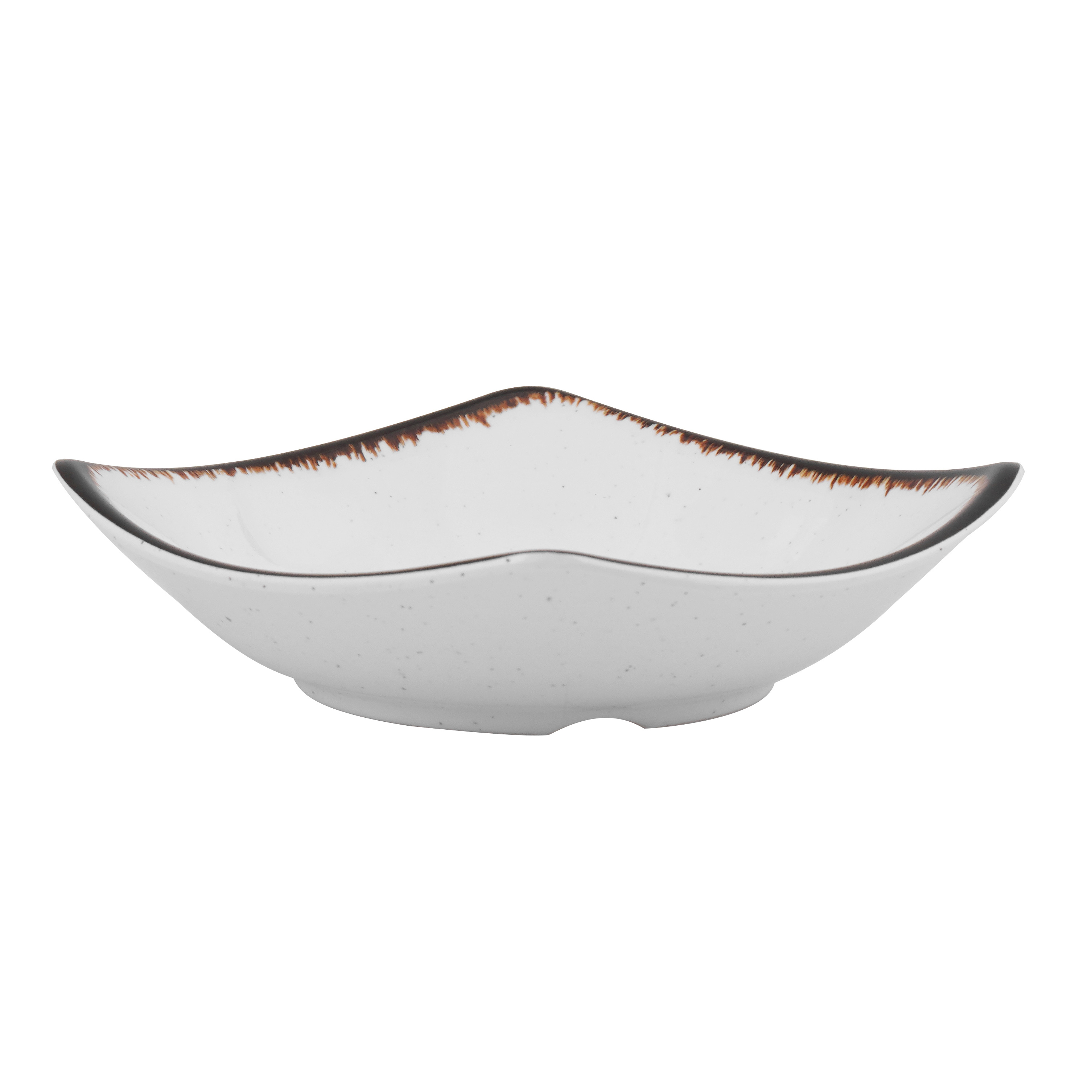 Dĩa Mela vuông viền đen Size 133x133x37_378437_D303LE_Tieyoushi