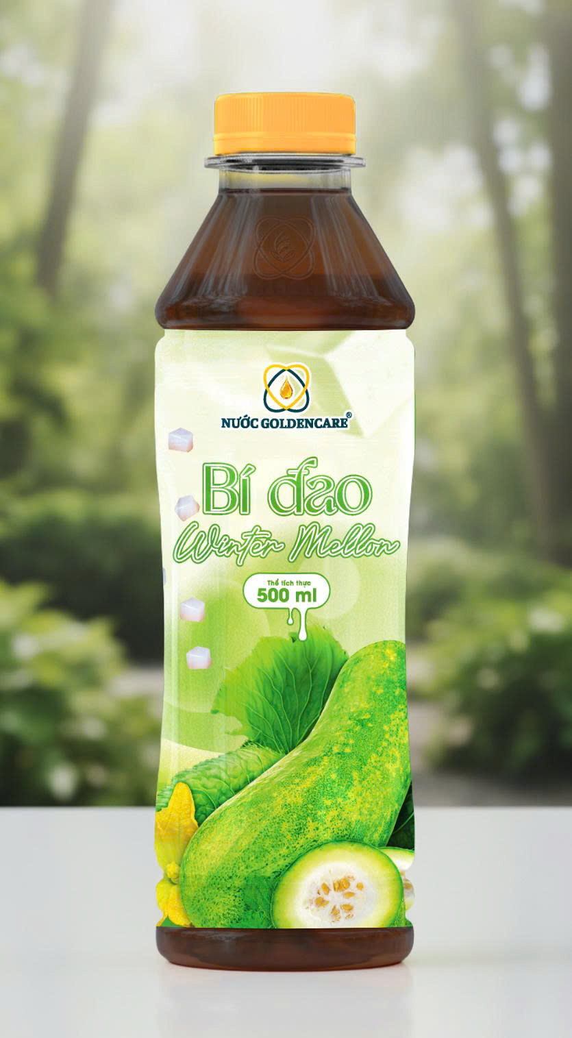 THÙNG 24 CHAI NƯỚC GOLDENCARE - BÍ ĐAO 500ml - 2
