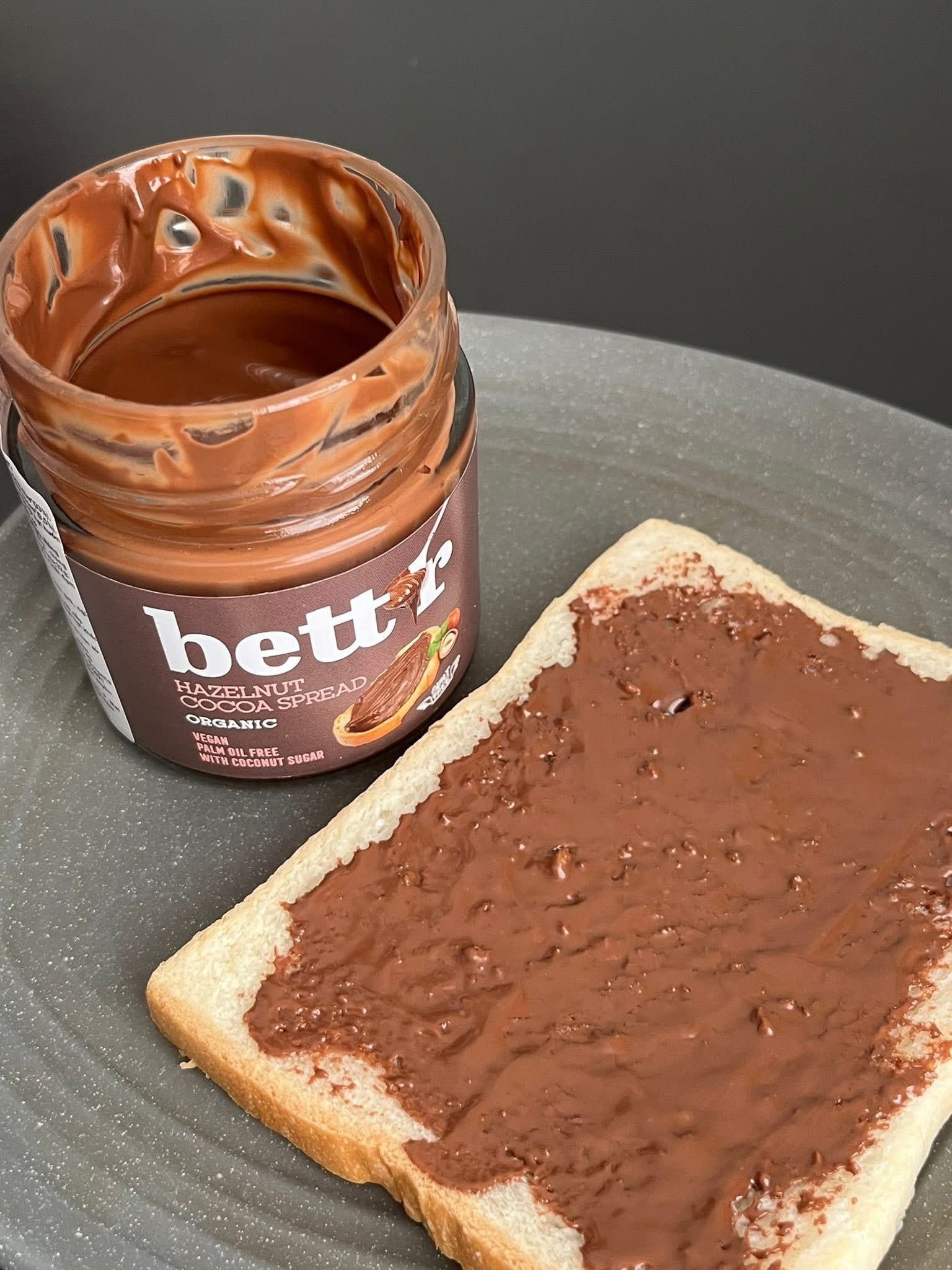 Bơ cacao hạt phỉ hữu cơ Bett'r 250g