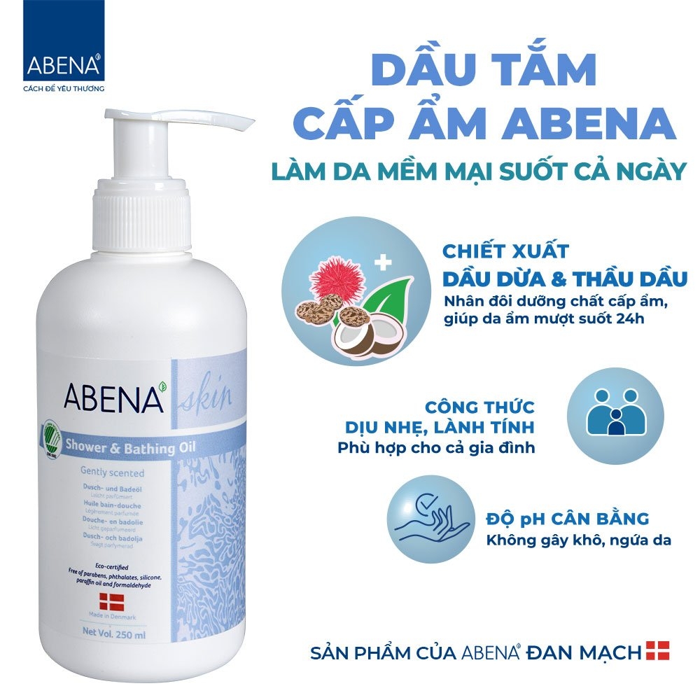 Dầu tắm cấp ẩm Abena 250ml-duoc-ban-tai-Droppiimart