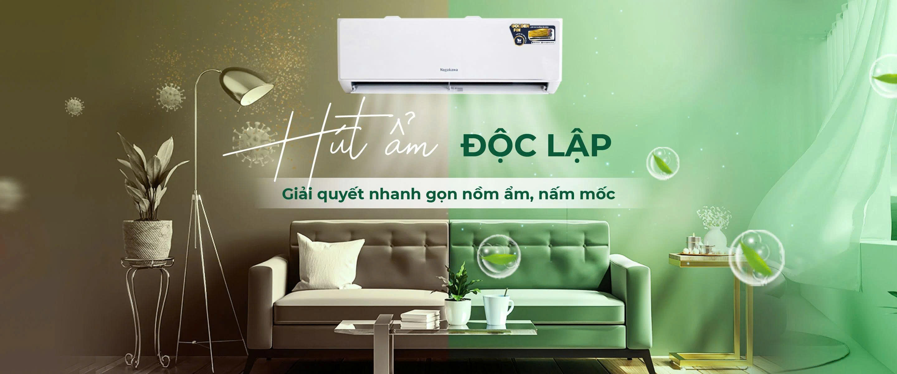 Điều hòa 1 chiều Nagakawa 9000BTU NS-C09R2T30