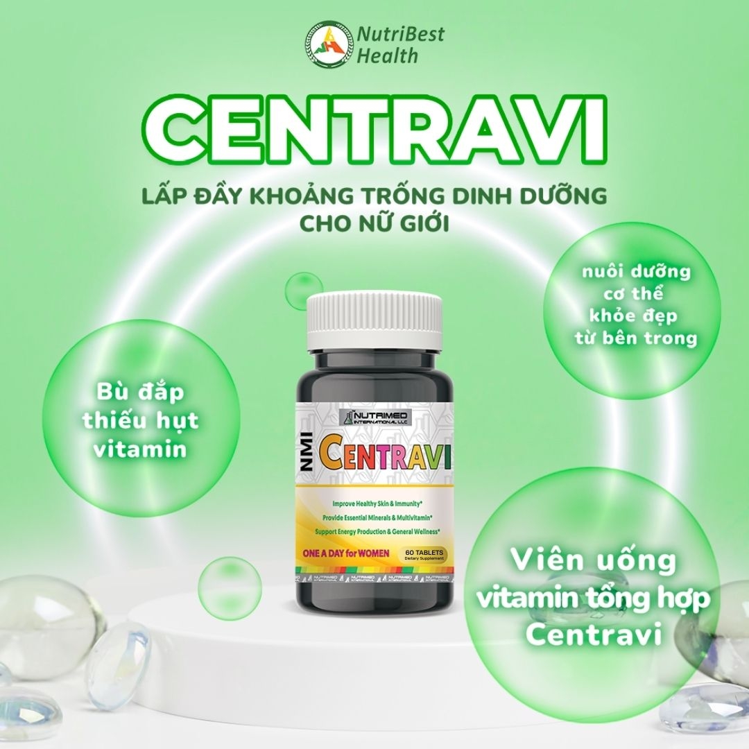 Thực phẩm bảo vệ sức khỏe NMI Centravi Nữ Giới (60 viên)