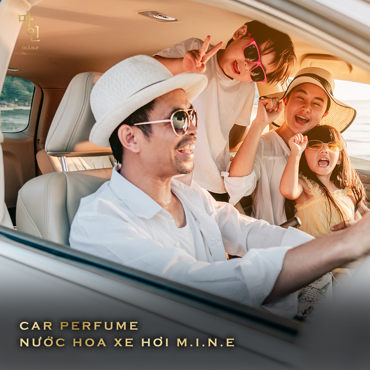 Nước hoa xe hơi Mine Đỏ - Hương Gỗ ấm Mine Car Perfume Reddy - Wood-duoc-ban-tai-Droppiimart