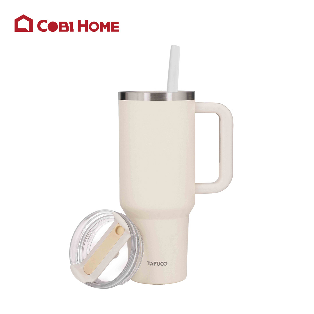 Ly giữ nhiệt có ống hút T205C 1180ml - Trắng kem_341623 - 3