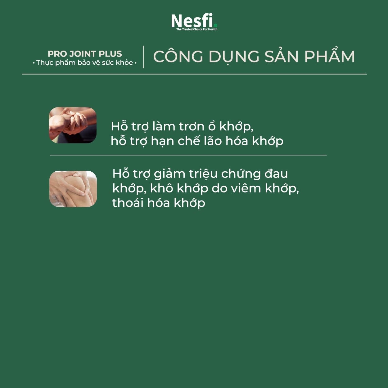 TPBVSK PRO JOINT PLUS (hỗ trợ giảm đau khớp, viêm khớp, thoái hóa khớp) Hộp 30 viên