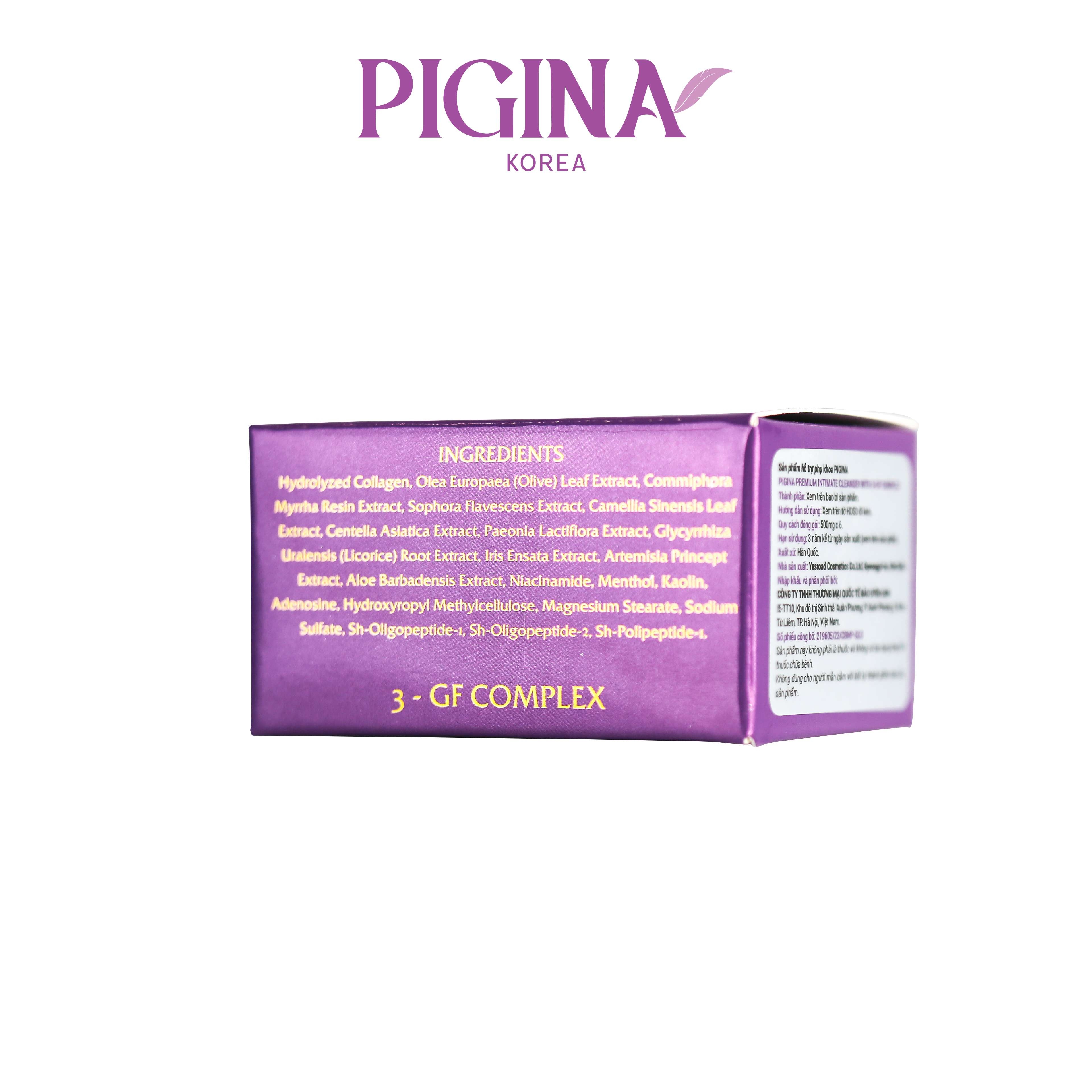 Vệ sinh phụ nữ cao cấp Pigina (6 gói) – Pigina Premium Intimate Cleanser