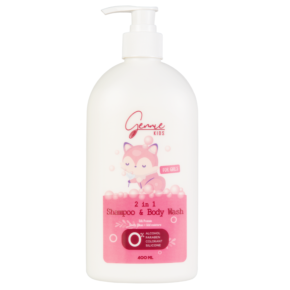 Tắm gội Gennie Baby 2in1  for Girl  400ml