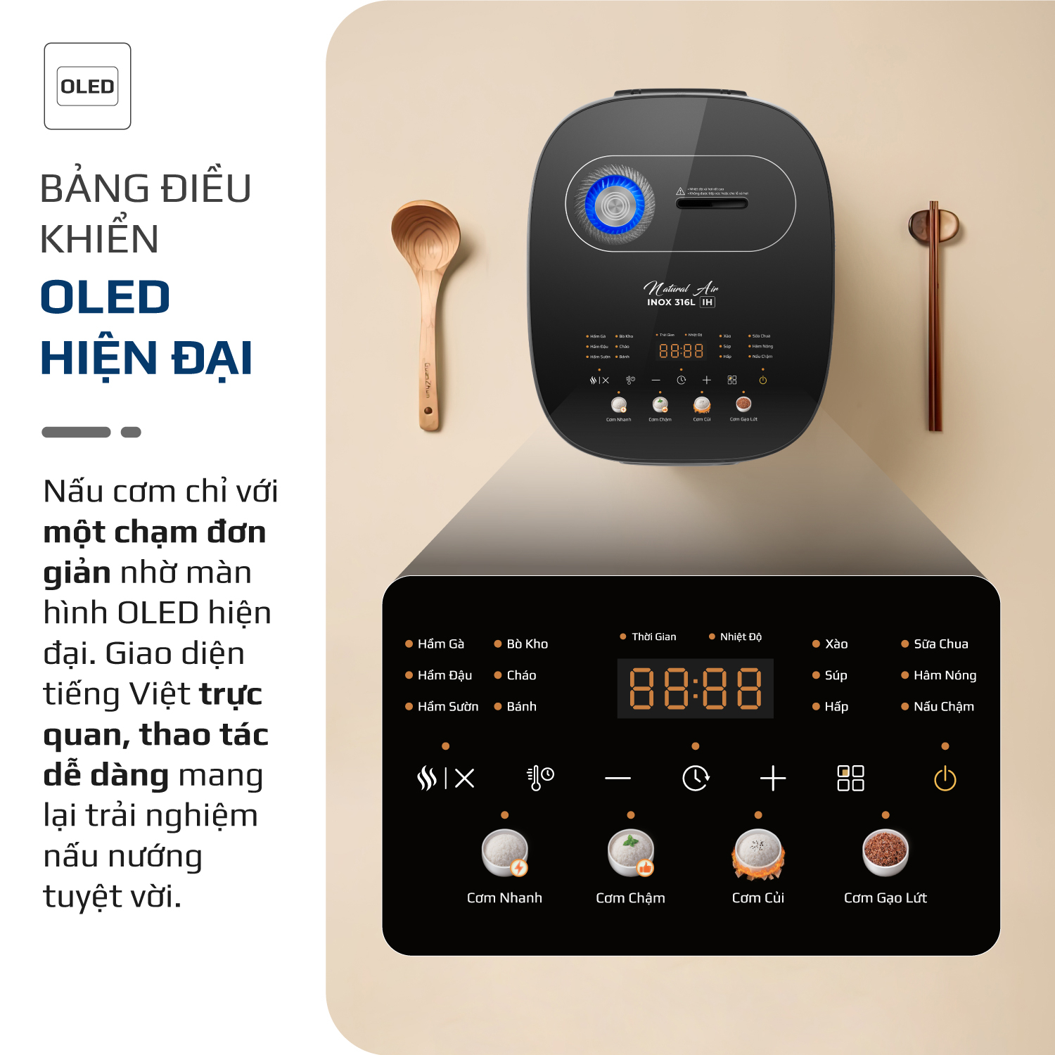 Nồi cơm cao tần OLIVO RC900IH - 7