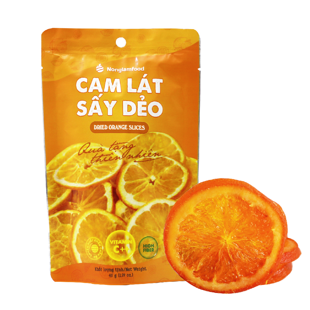 Cam lát sấy dẻo Nonglamfood - Túi 45g-duoc-ban-tai-Siêu Thị Online