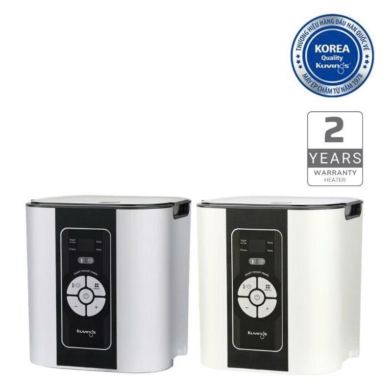 Máy làm sữa chua thông minh 9 trong 1 Kuvings KGY-881CB, màu trắng kem - Phân phối chính hãng