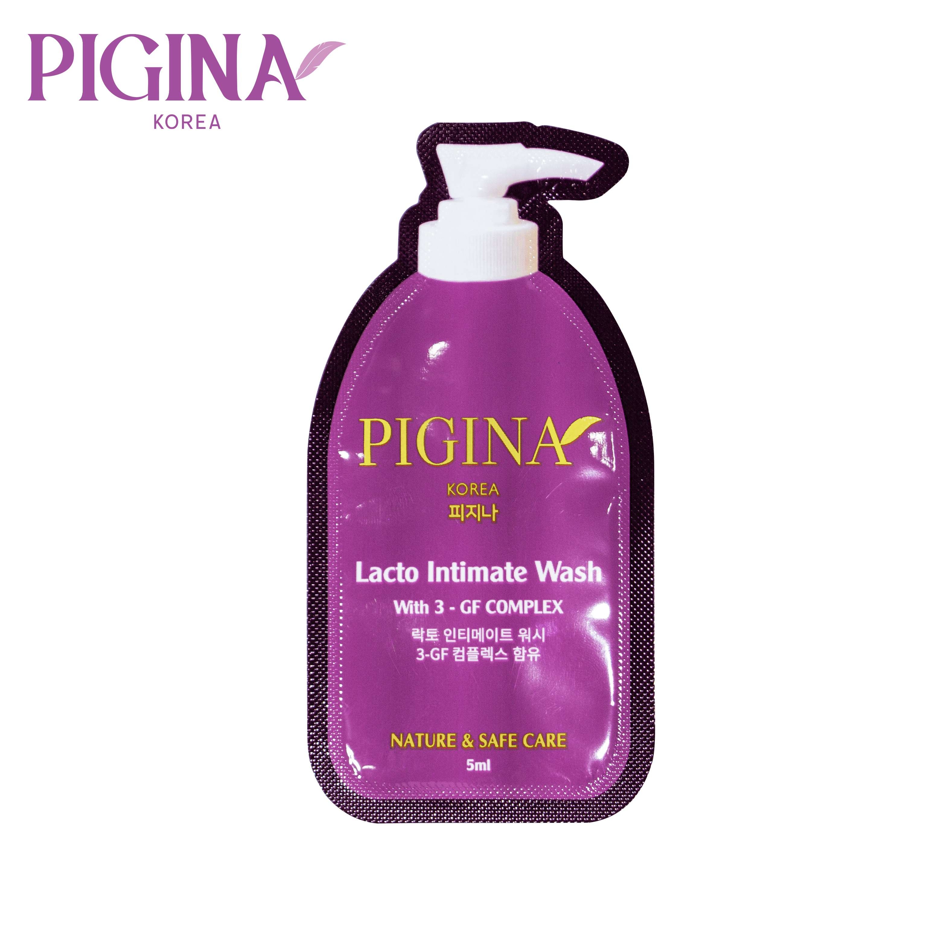 Combo 5 Gói gel Dung dịch vệ sinh Pigina 5ml - Pigina Lacto Intimate Wash - 9