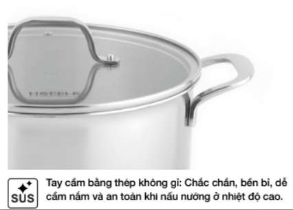 Bộ nồi 3 món Hafele HS-CW3WX