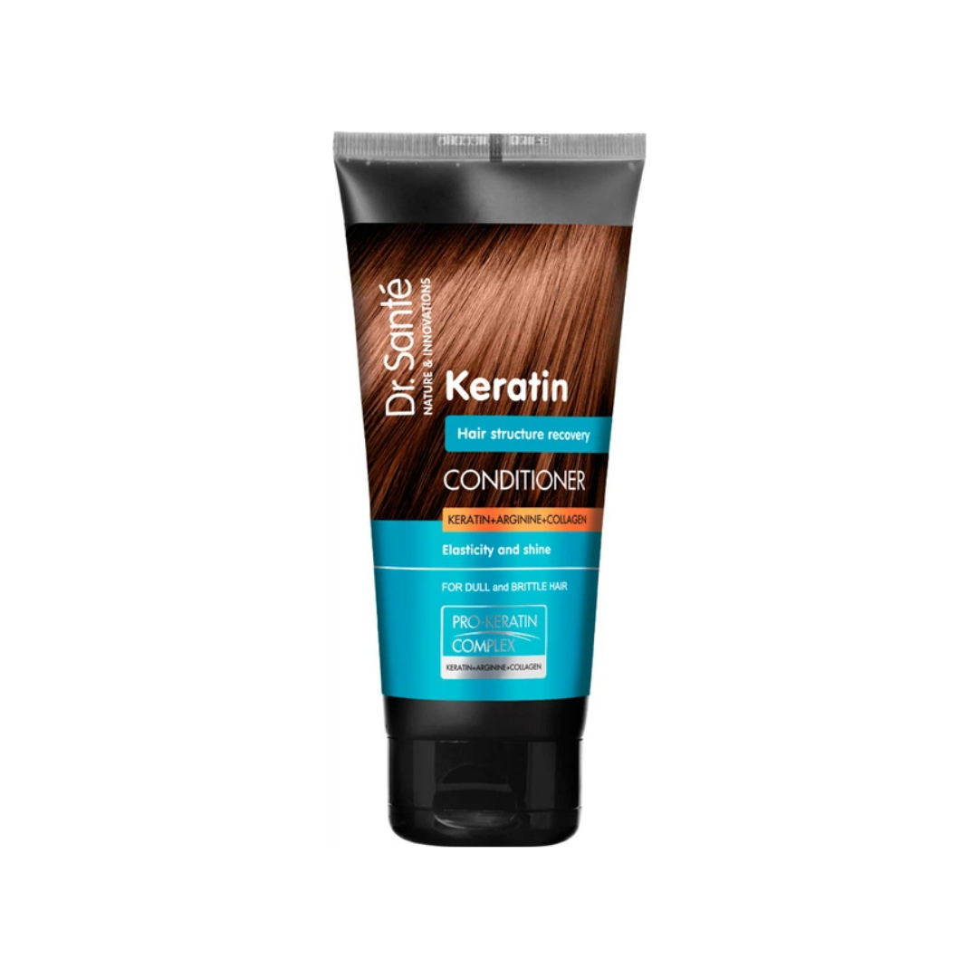 Dầu xả Dr.Sante Keratin phục hồi cấu trúc tóc 200 ml - Phân phối chính hãng