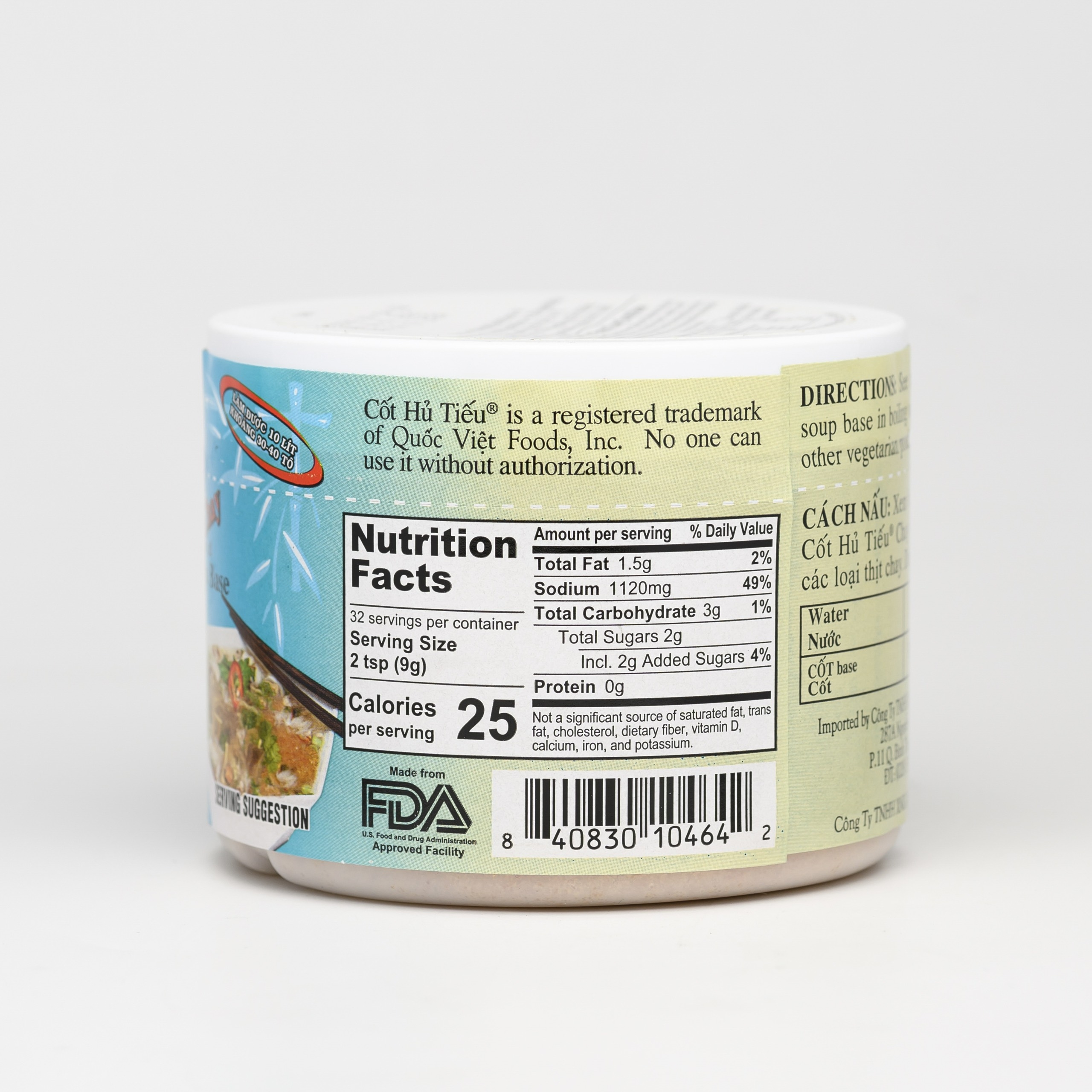 Cốt Hủ Tiếu Chay® Brand – Vegetarian “Hủ Tiếu” Soup Base