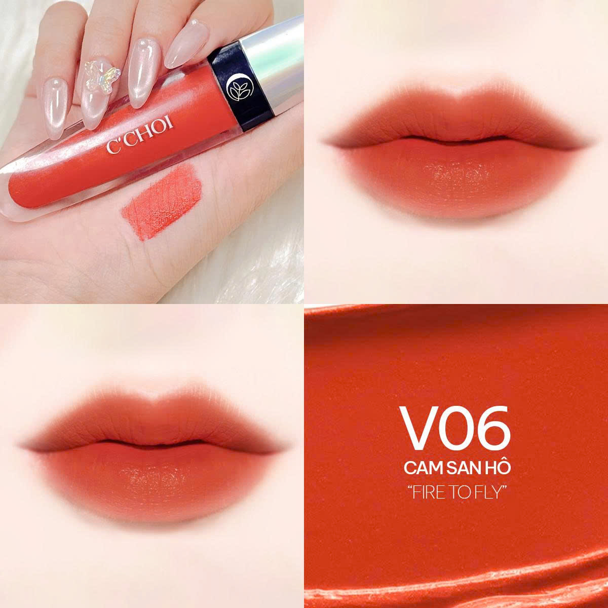 Son kem nhung C’Choi - Velvet & Matte Lip Cream