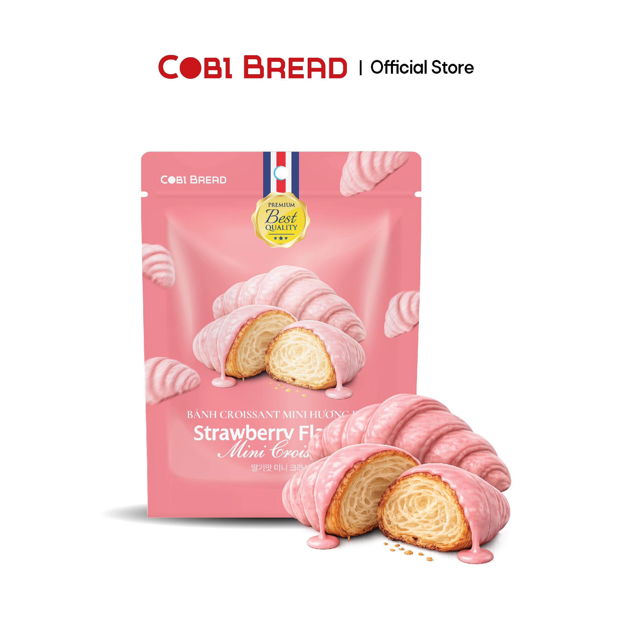 104097_Combo 4 túi bánh snack mini croissant hương dâu