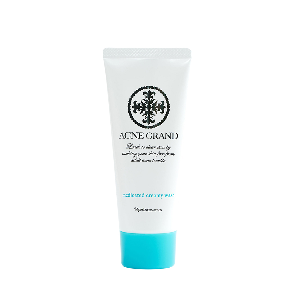 Sữa rửa mặt cho da dầu và da mụn - NARIS Acne Grand Medicated Creamy Wash 100gr - Phân phối chính hãng