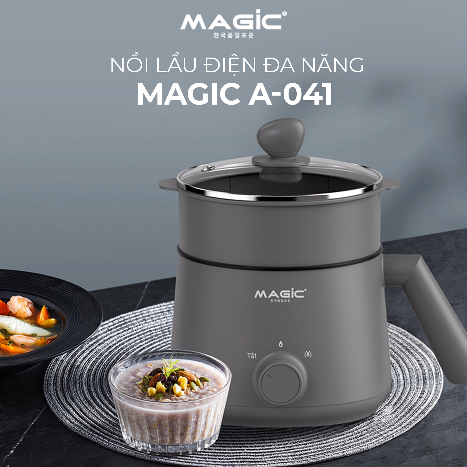 Nồi lẩu điện đa năng Magic A-041 - Phân phối chính hãng