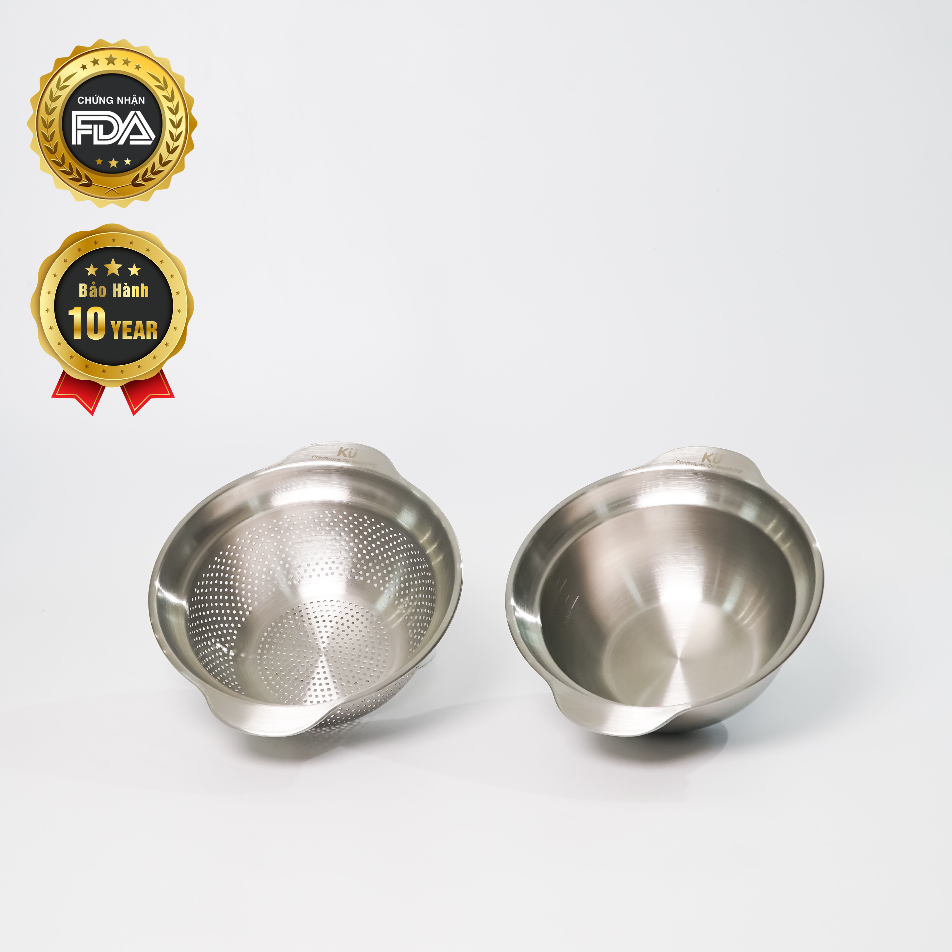 Set rổ - chậu 2 món 31cm inox 304 mã SW-021-3 - 8