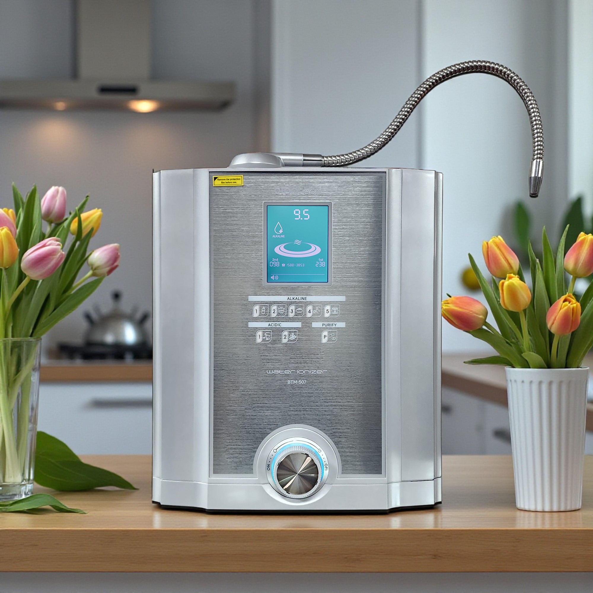 Máy lọc nước công nghệ điện giải ion kiềm dùng trong gia đình, model: BTM-507, nhãn hiệu Biontech