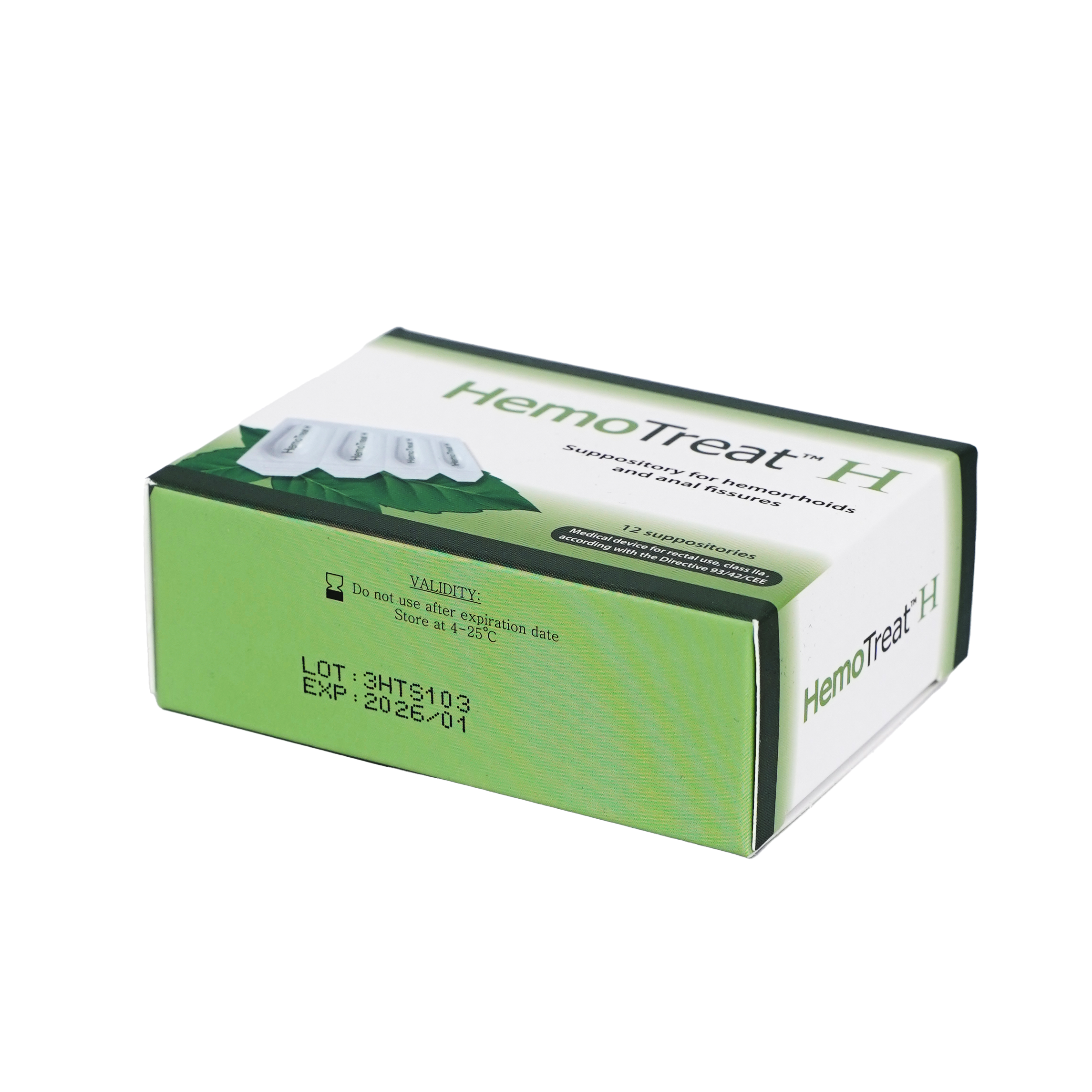 Viên đặt hỗ trợ Hemotreat H-Suppositories (kèm túi giữ nhiệt)