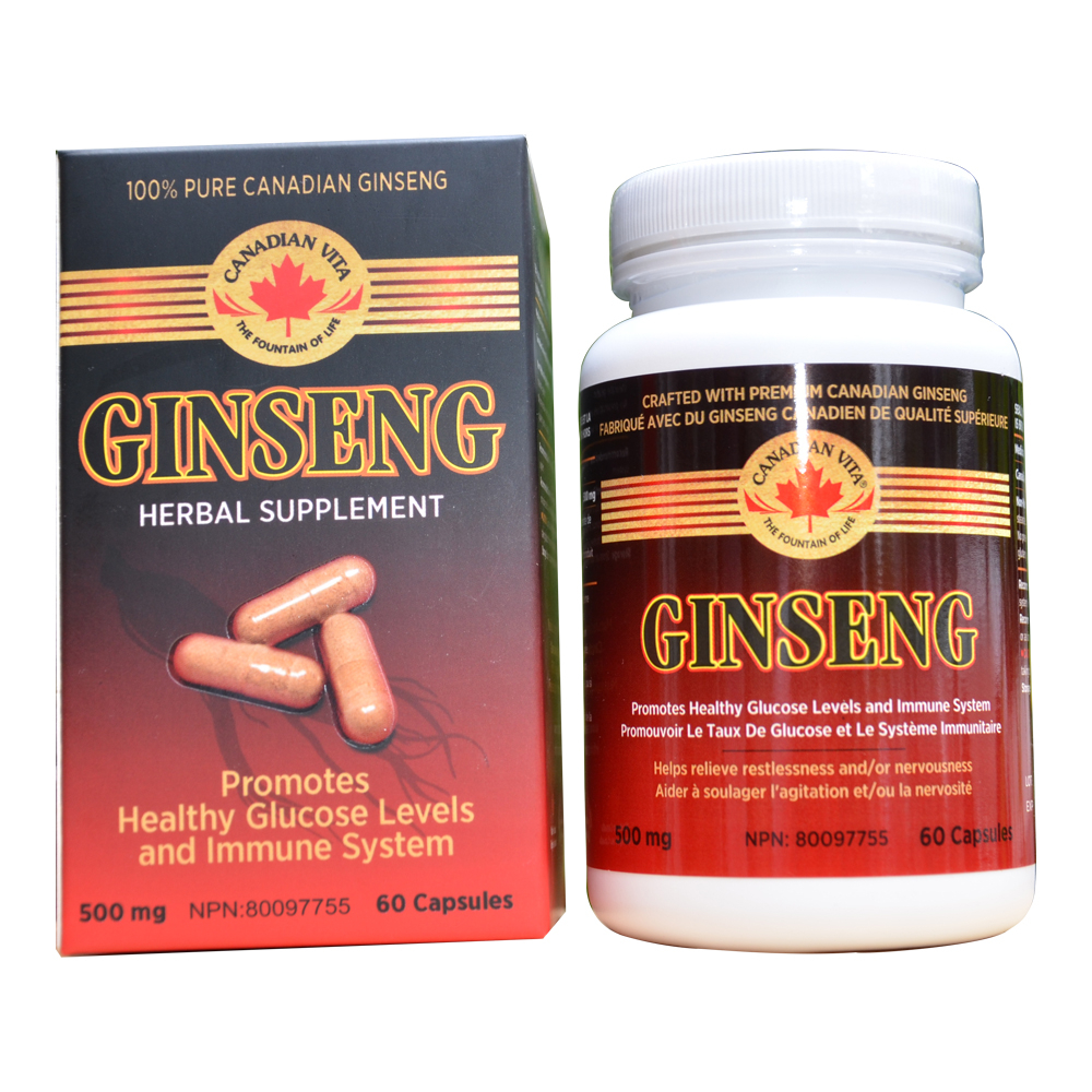 Thực phẩm bảo vệ sức khoẻ Canadian Vita Ginseng (kèm túi)-duoc-ban-tai-LifeStyle and Household Appliances