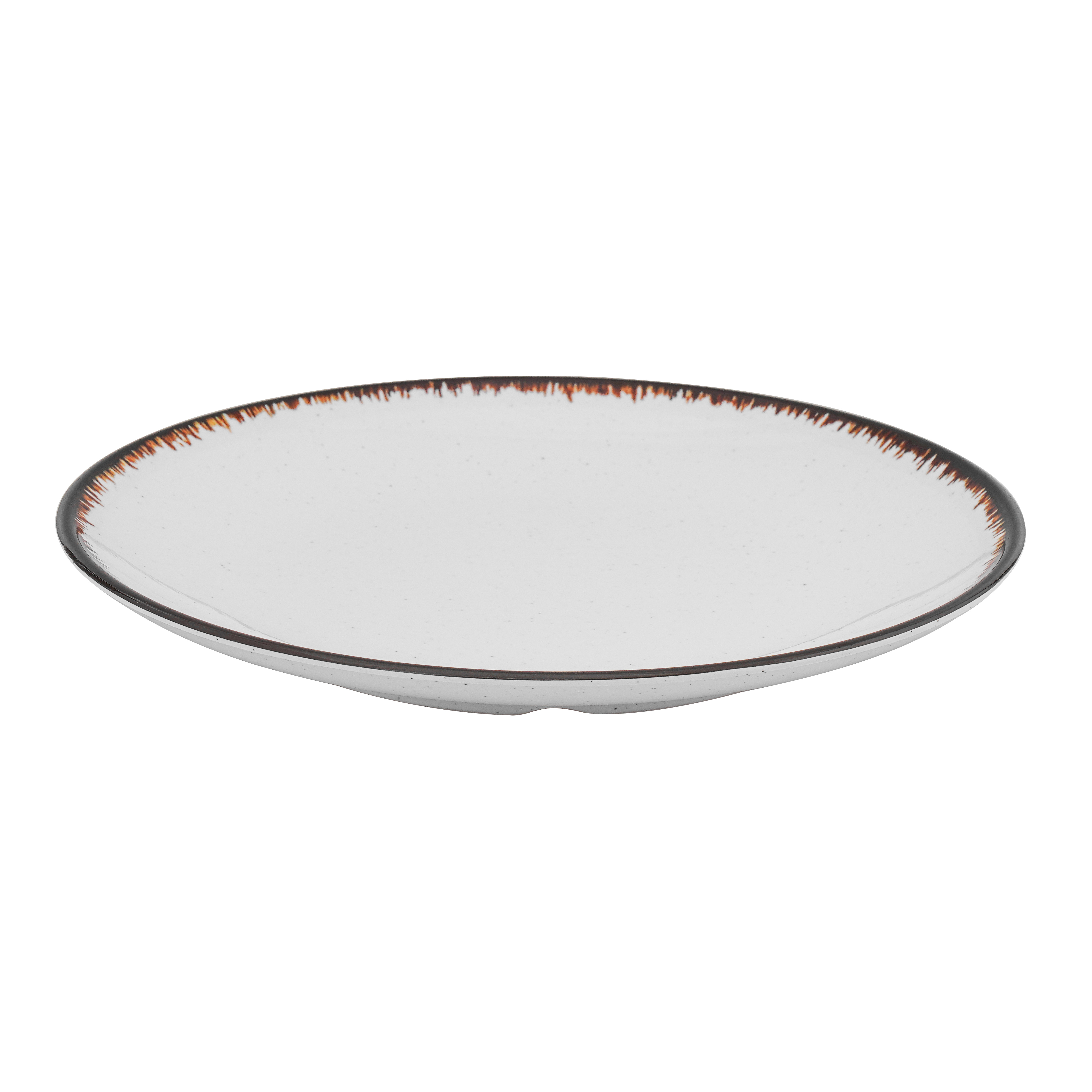 Dĩa Mela tròn viền đen Size Ø255x30_378442_D1110LE_Tieyoushi